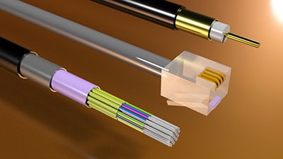 Fiber-Optic Cables Cut