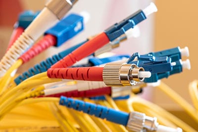 Fiber optic with connectors