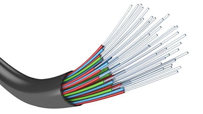 Buried fiber optic cable