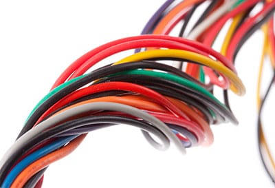 different colored wires