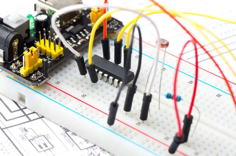 Breadboard for prototyping