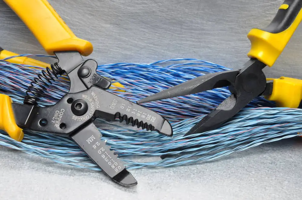 Crimping tool pliers and cables