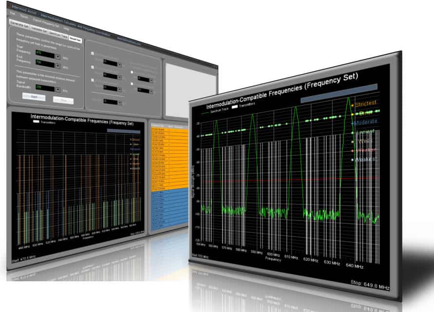 Main Spectrum view on a software