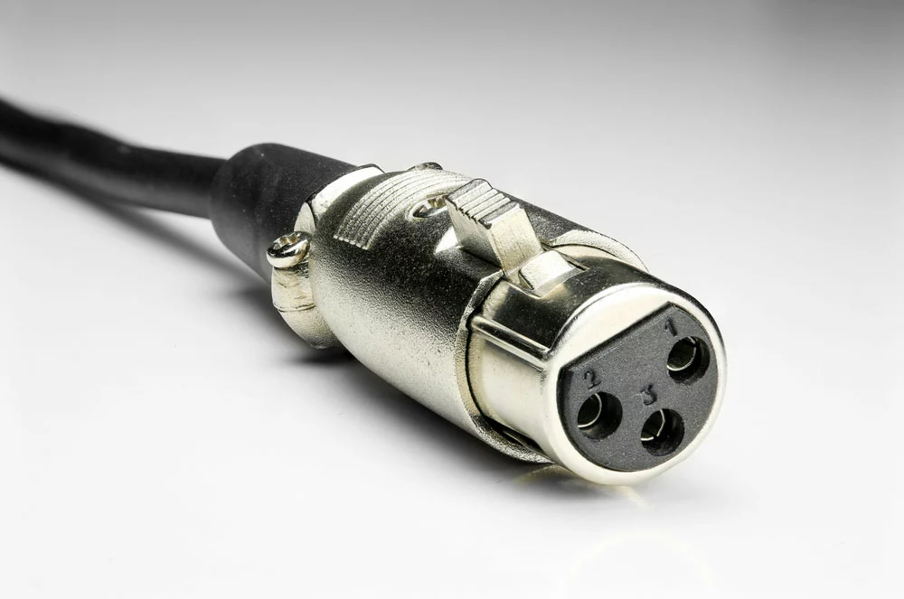 Audio cable with XLR connector