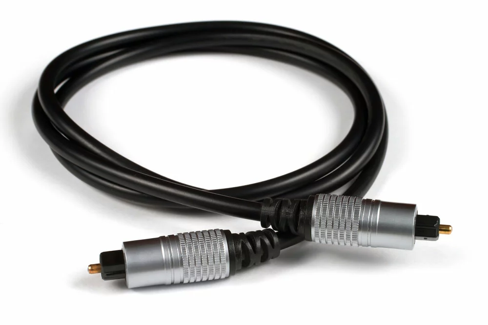 Types Of Audio Cable Connectors:
Optical audio cable