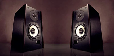 two energy audio speakers
