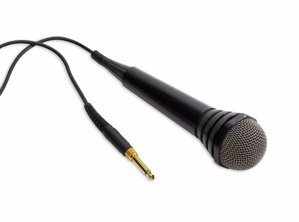 microphone with TS cable