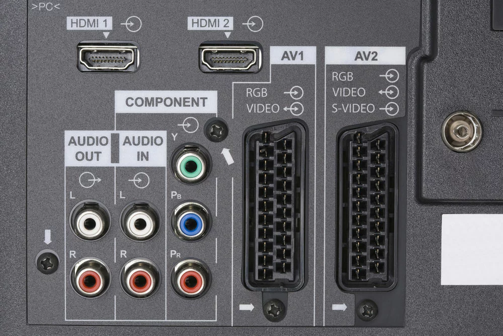 Audio-video inputs and outputs