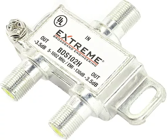 Extreme HD Digital 1Ghz High Performance Coax Cable Splitter