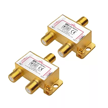 Cable Matters 2-Pack Bi-Directional Coaxial Cable Splitter