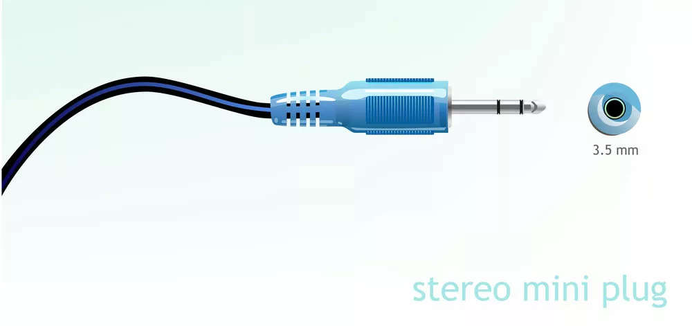 3.5mm audio cable jack