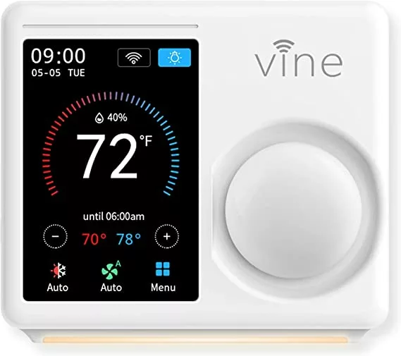 5. Vine Programmable 5th Generation Smart Home Thermostat