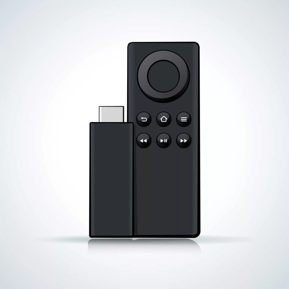 Tv stick with its remote