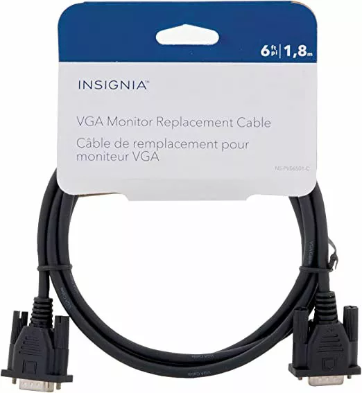 Insignia 1.8m (6 ft.) Replacement VGA Monitor Cable