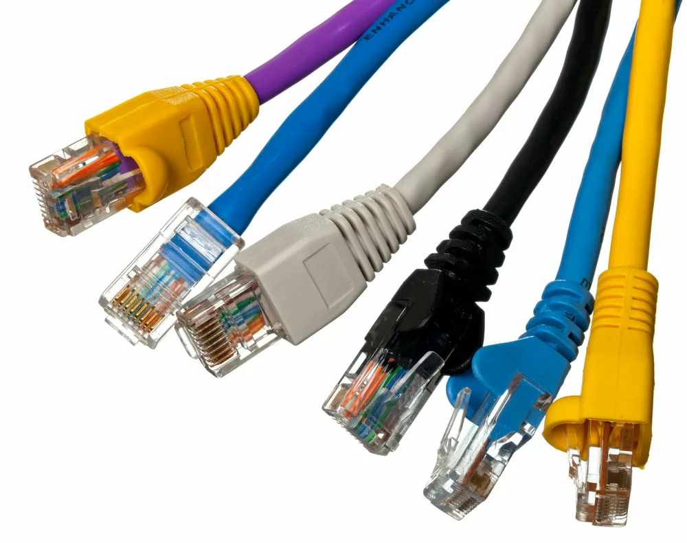 Various Colors of Network Cables