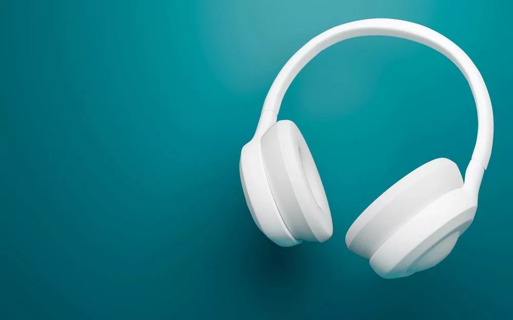 An example of headphones.