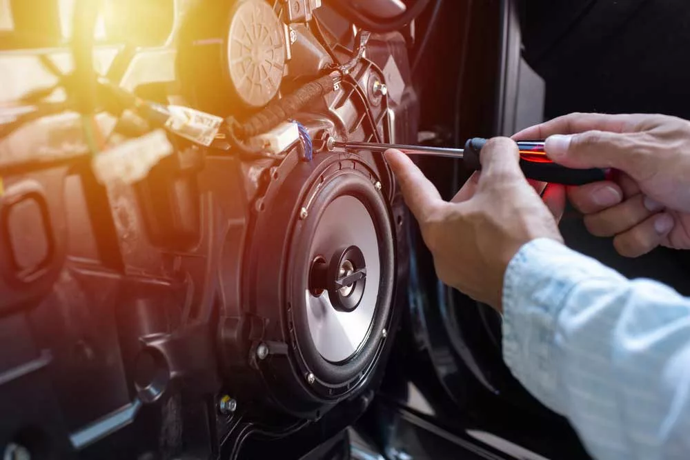 Installing coaxial 2-way speakers set up to a car