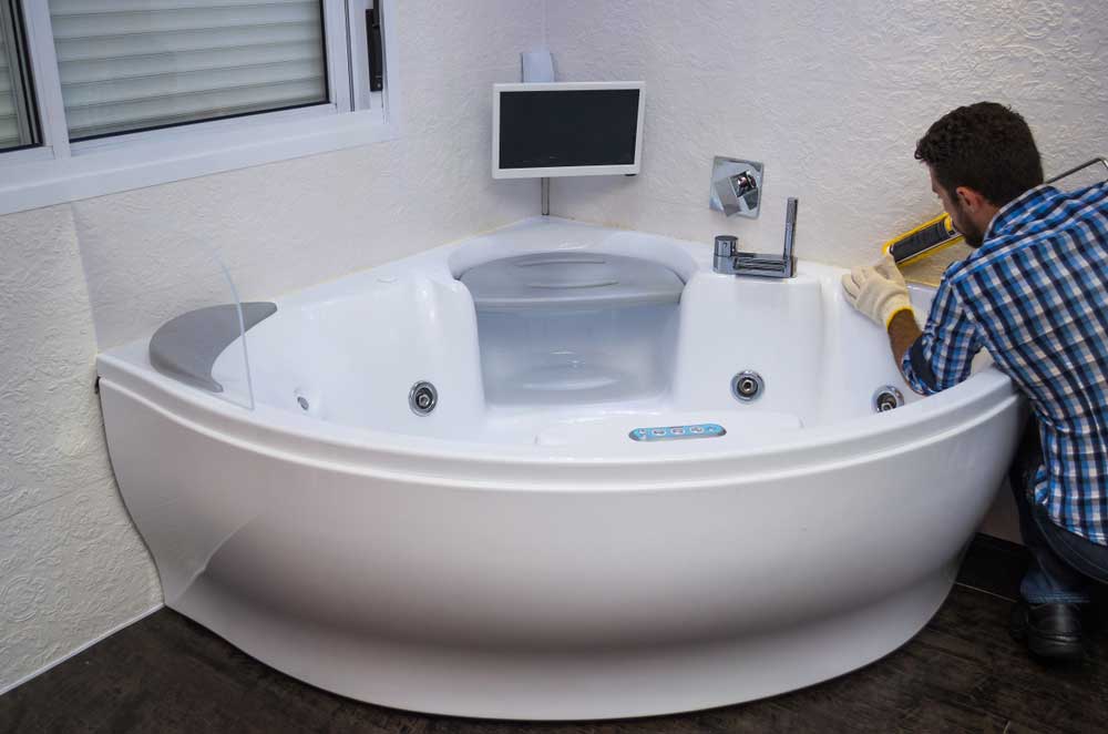 Small hot tub