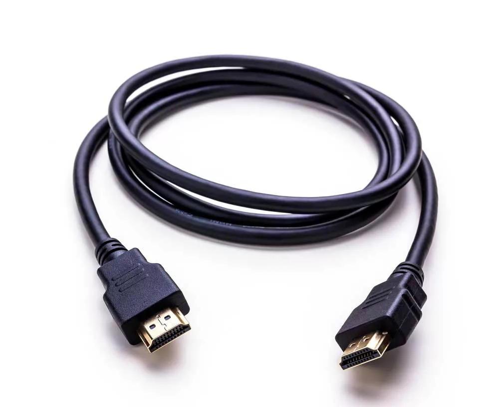 An HDMI cable gets damaged in various ways.