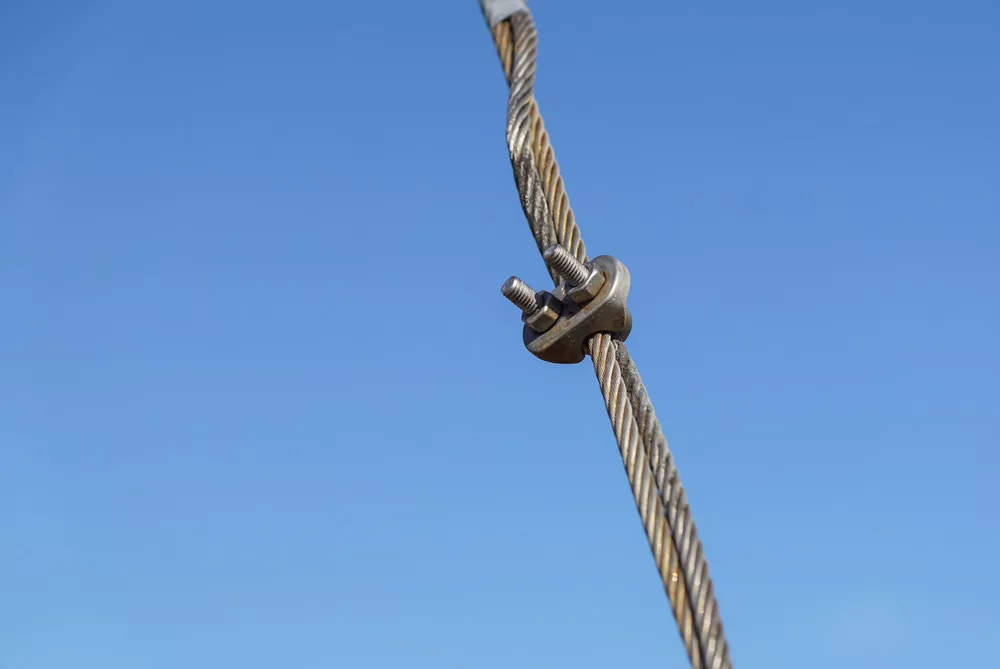A clip-on wire rope