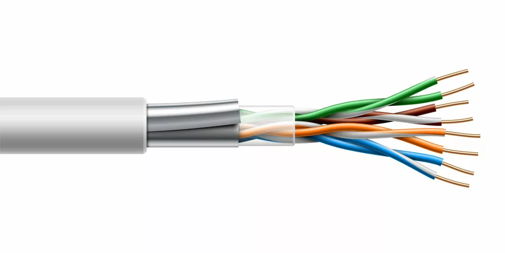 Solid wire cable with a protective covering