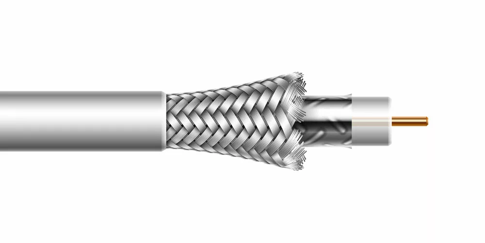  Coaxial cable illustration. 