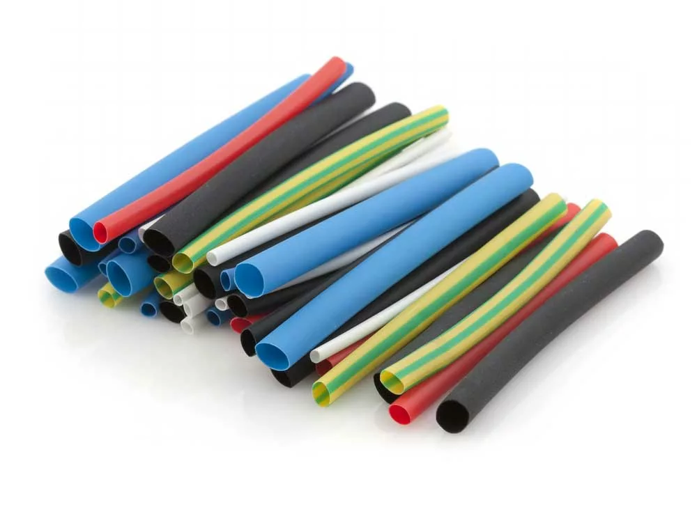 Pieces of heat shrink tubing