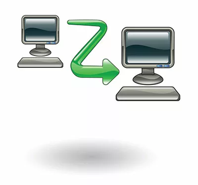 A Computer-to-computer illustration
