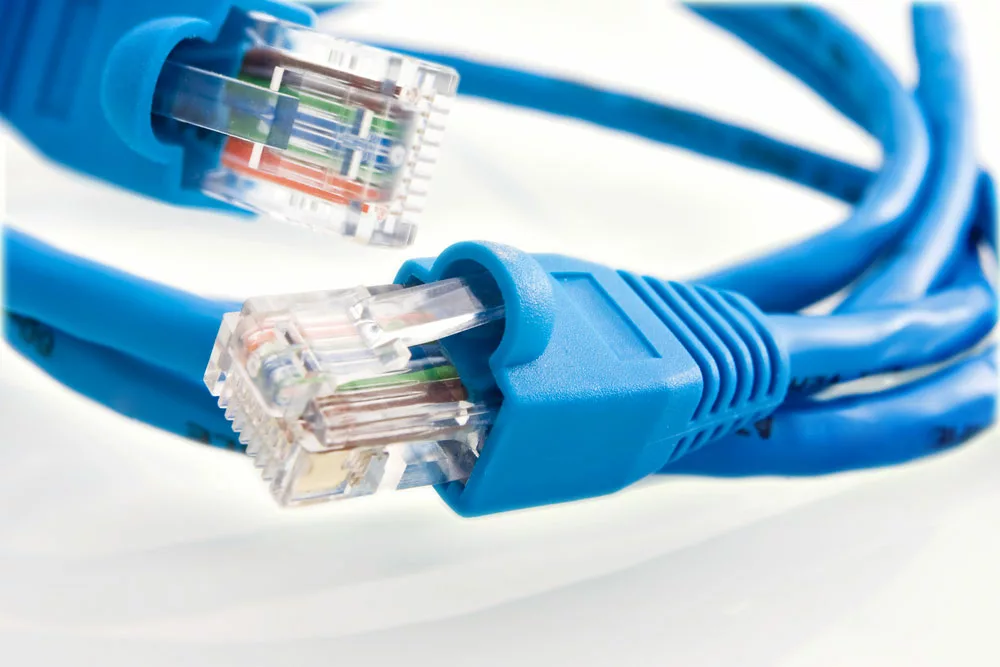 Lan cable internet connection