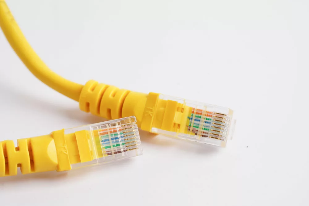 Lan cable internet connection