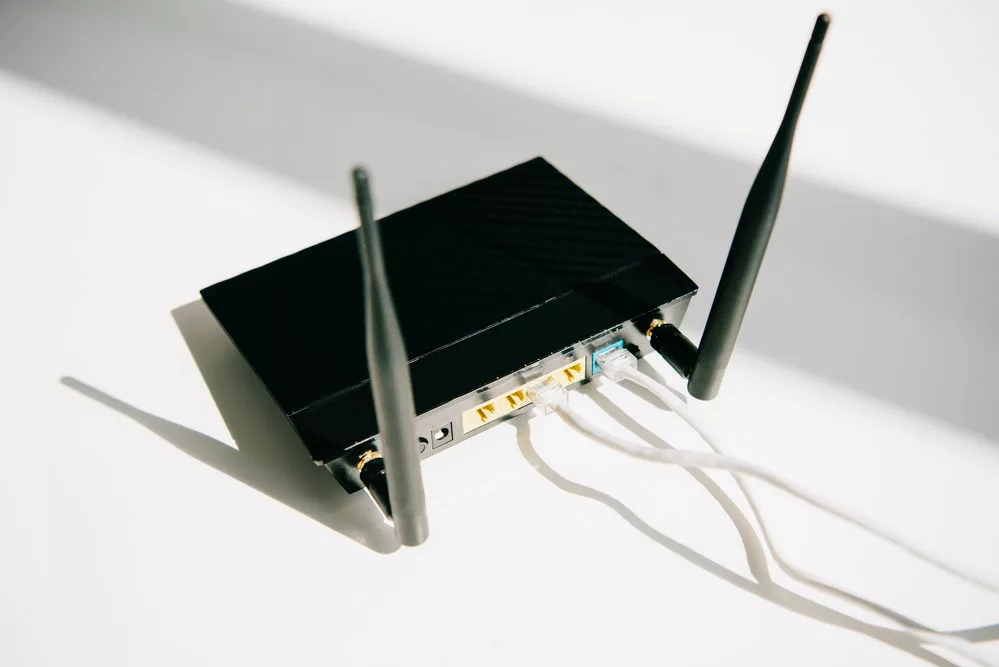 A router with multiple ethernet ports and wireless function