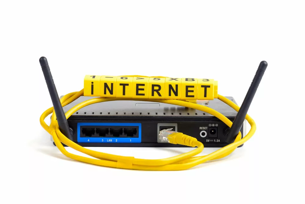 ISP router with a modem