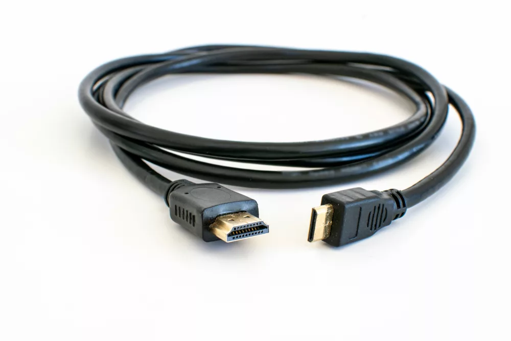 A standard HDMI cable