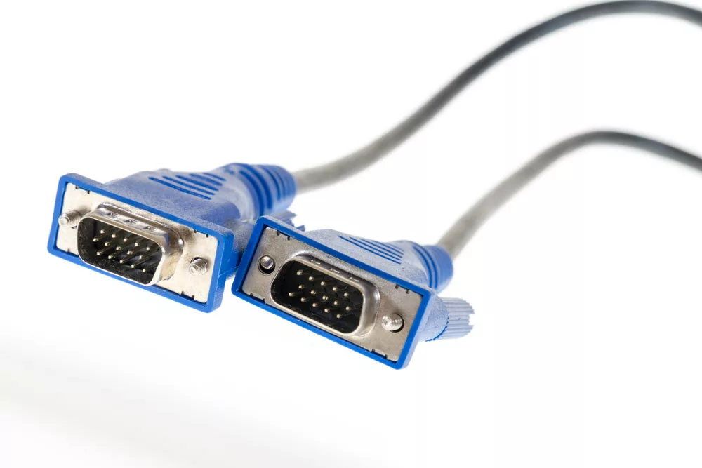 White isolated ethernet cable