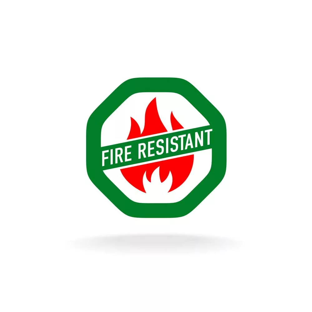 Caption: Fire Resistance Icon
