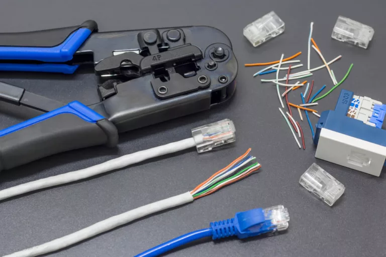 Assembling a car6 ethernet cable