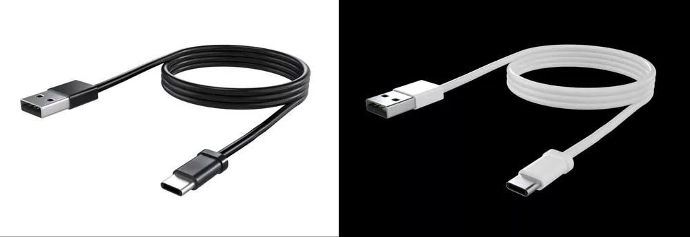 Reversible USB Type C cable